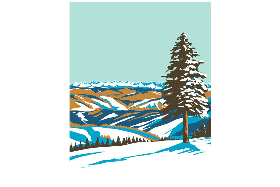 Beaver Creek Ski Resort Colorado WPA cover image.