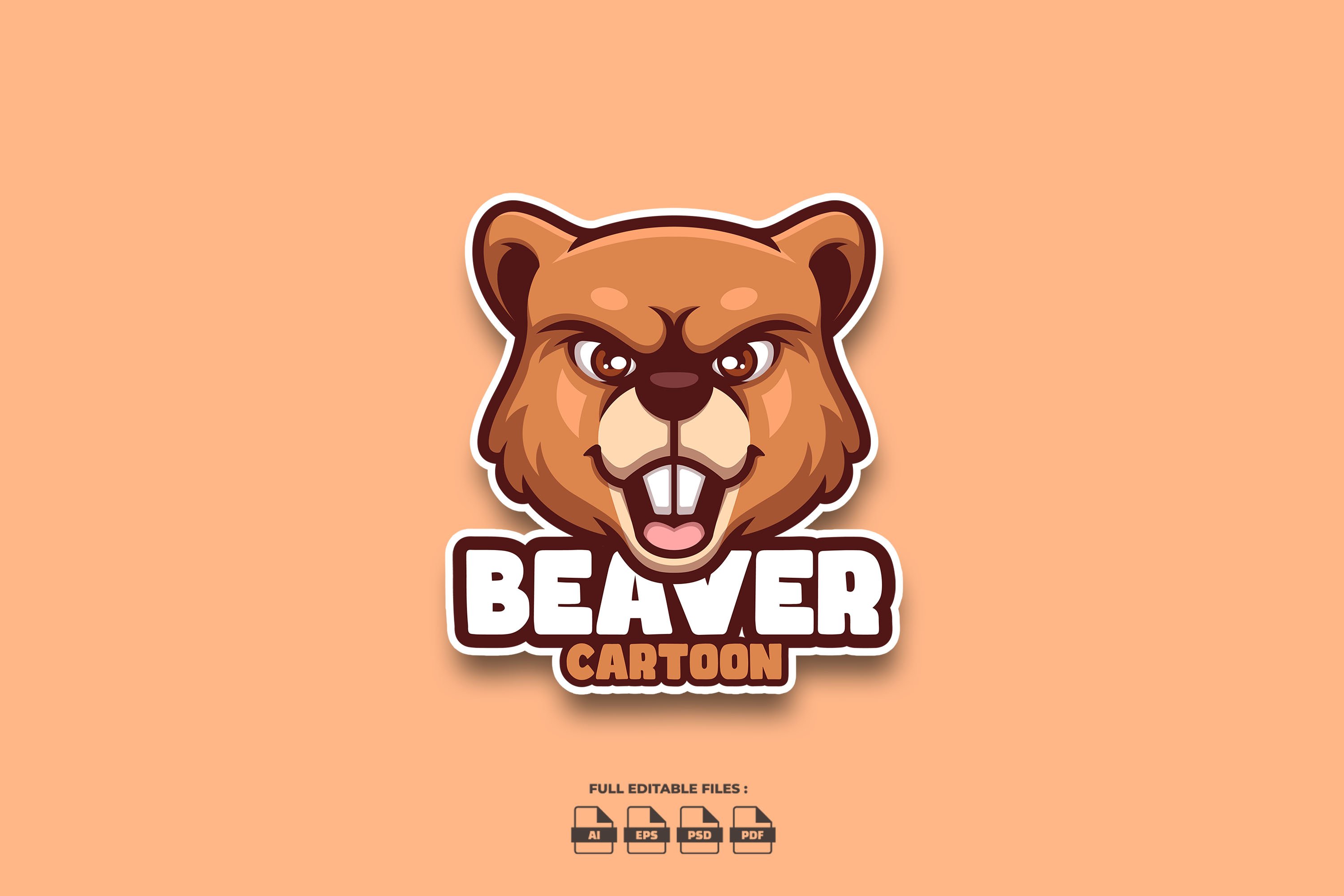 Beaver Cartoon Logo cover image.