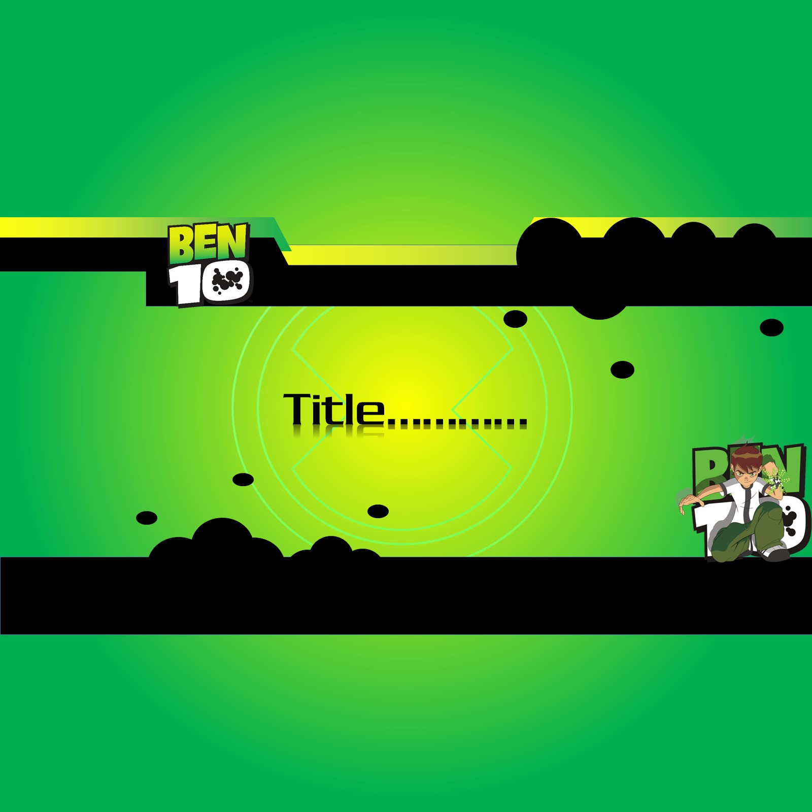 BEN 10 POWER POINT TEMPLATES cover image.