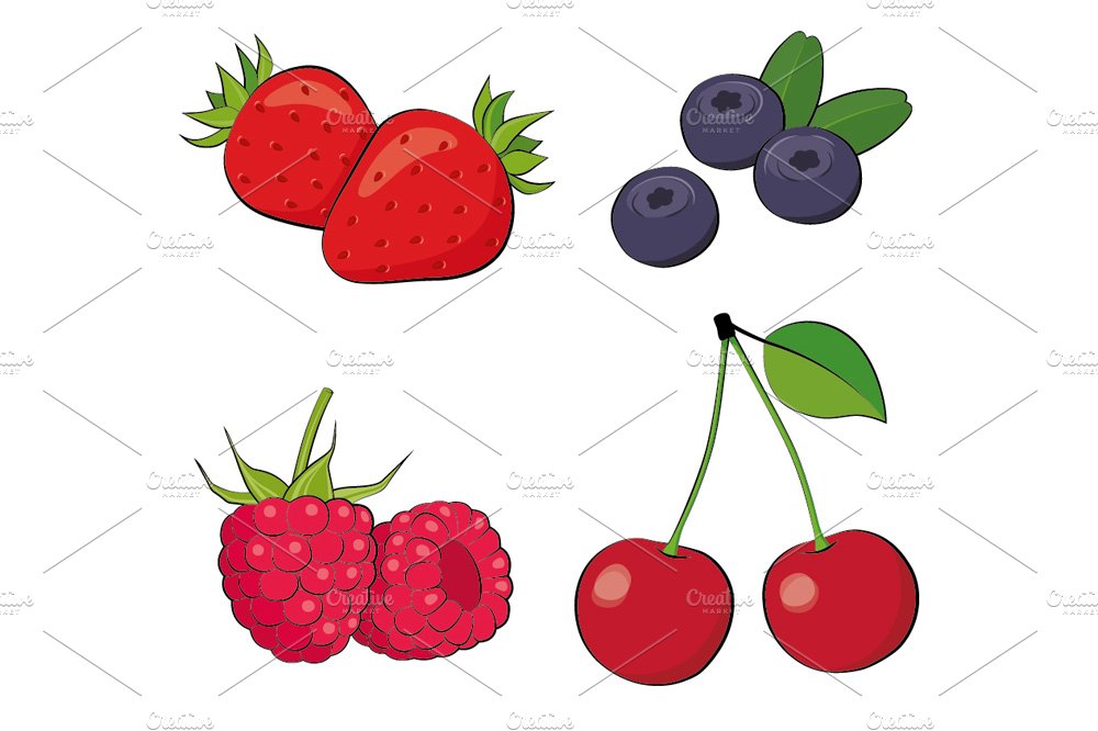 Summer berries preview image.