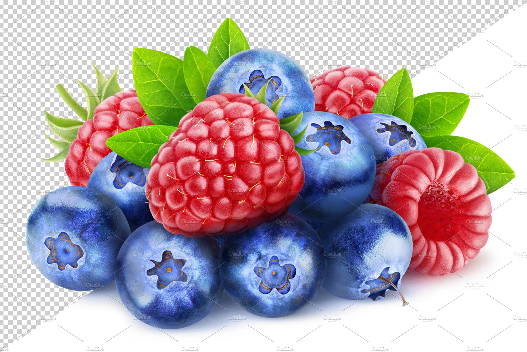 Blueberry and raspberry preview image.