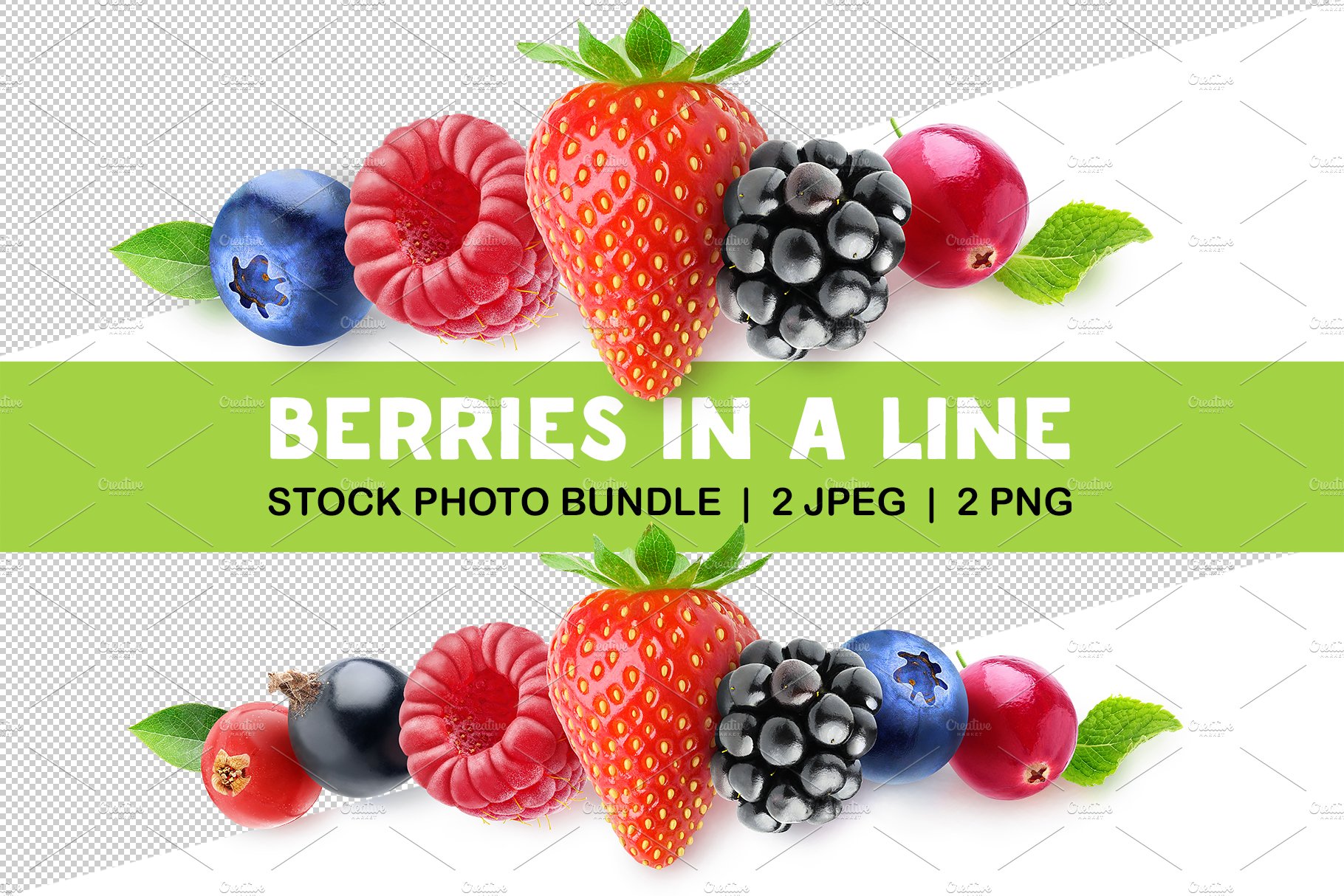 Fresh berries in a line cover image.