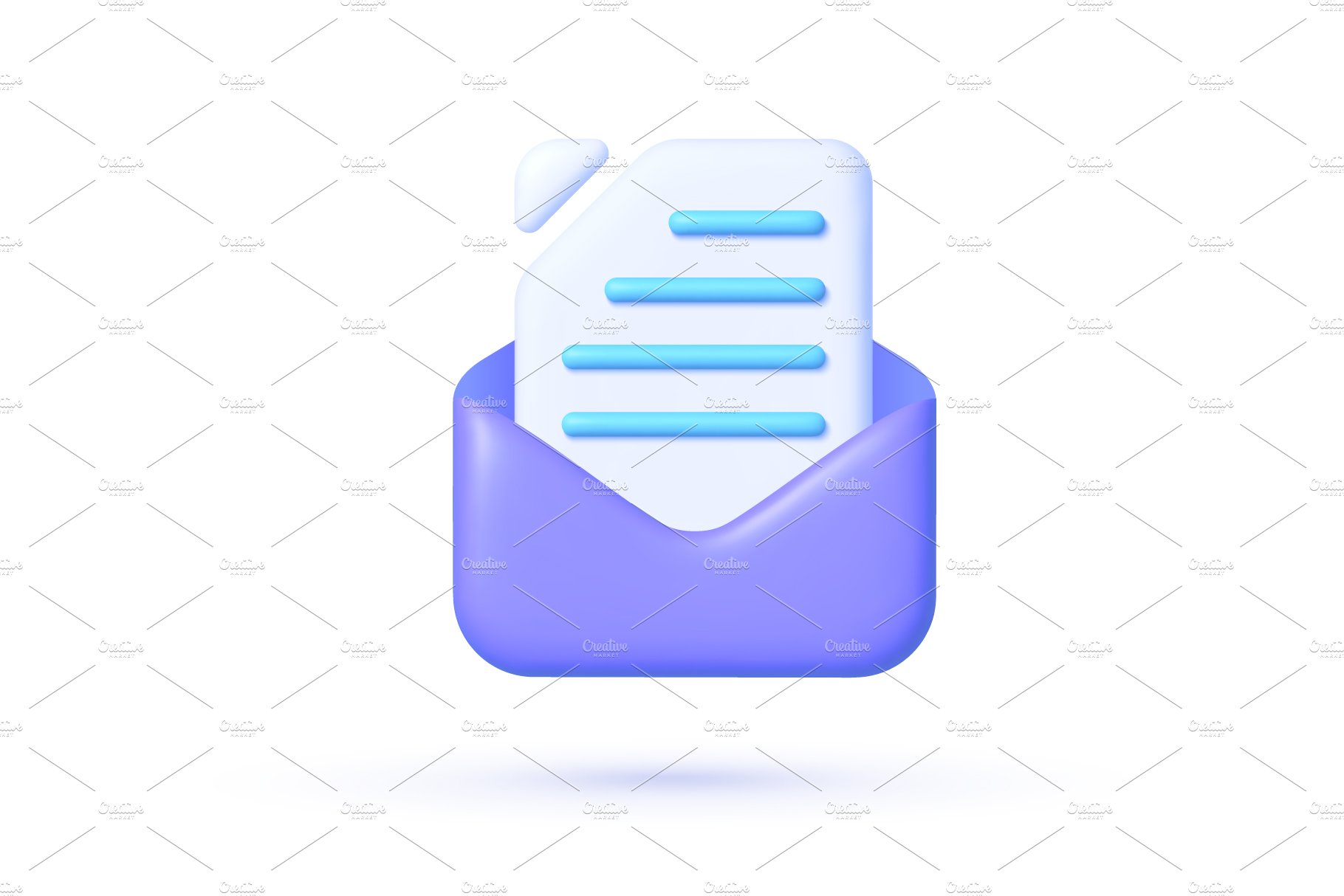 Email 3D Vector cover image.