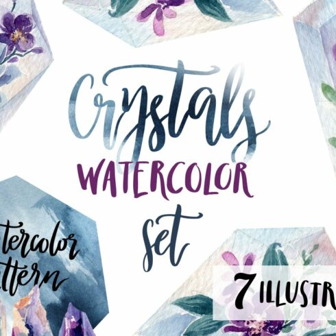 Crystal watercolor set cover image.