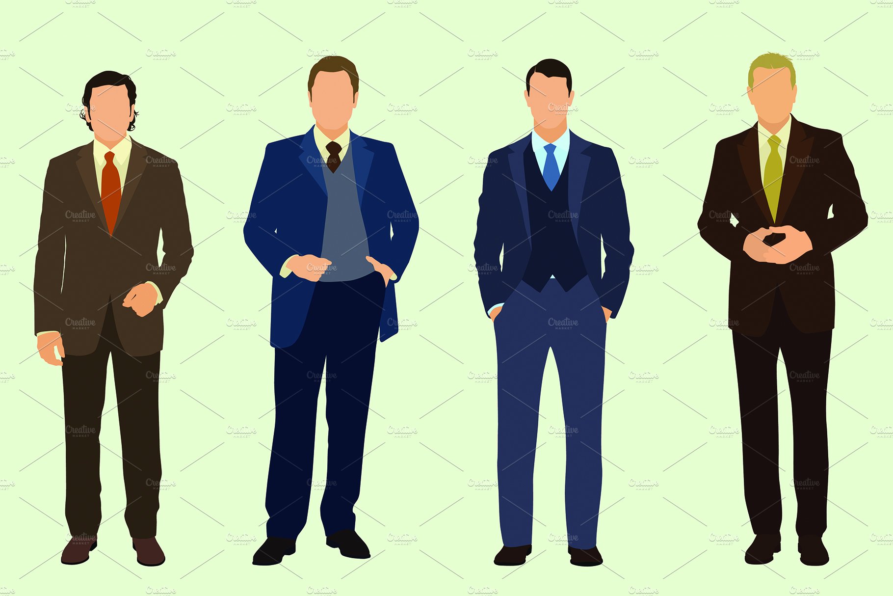 Stylish Well-dressed Businessmen cover image.