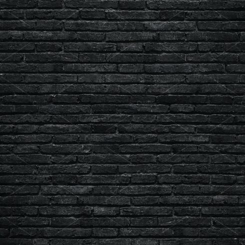 Black brick wall cover image.