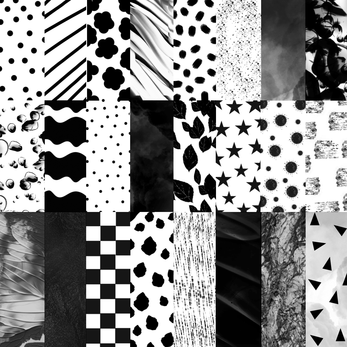 black n white different pattern background 4 743