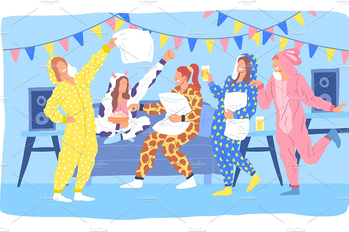 Kigurumi Pajama Party Concept. cover image.
