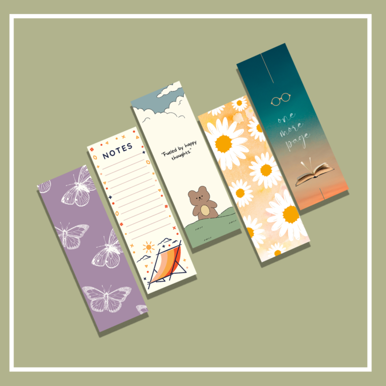 colorful summer theme bookmarks bundle - MasterBundles