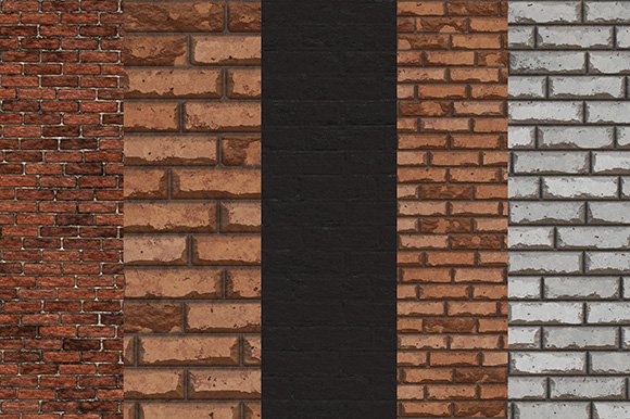 Brick wall textures preview image.