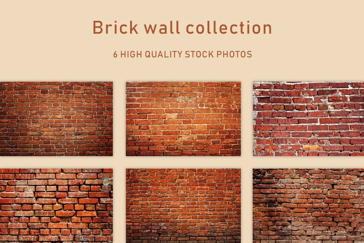 Brick wall textures backgrounds cover image.