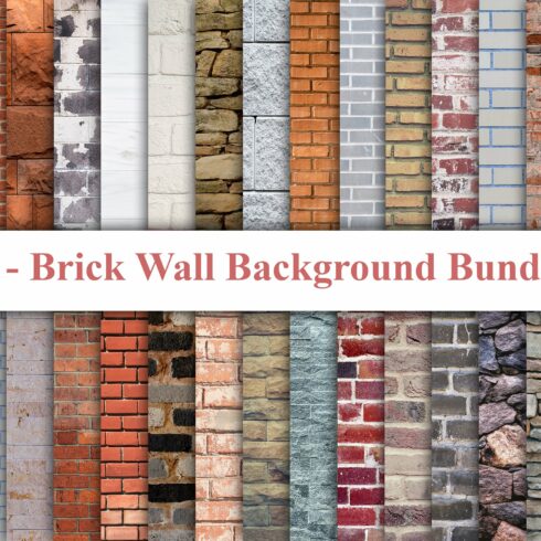 Old Brick Wall Background cover image.