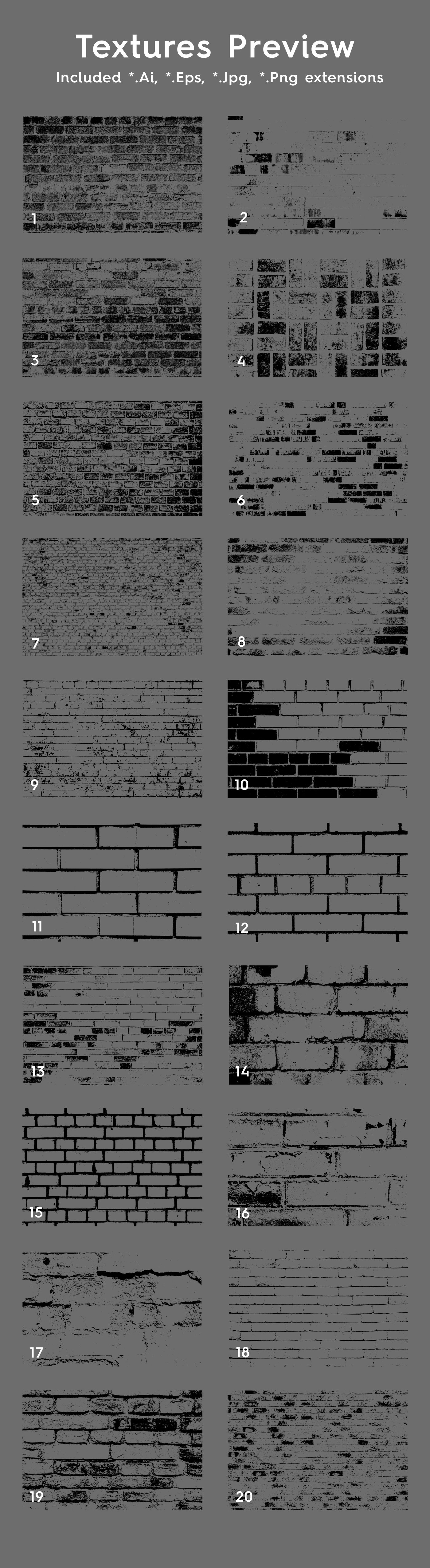 bricks wall texture overlays textures preview 519