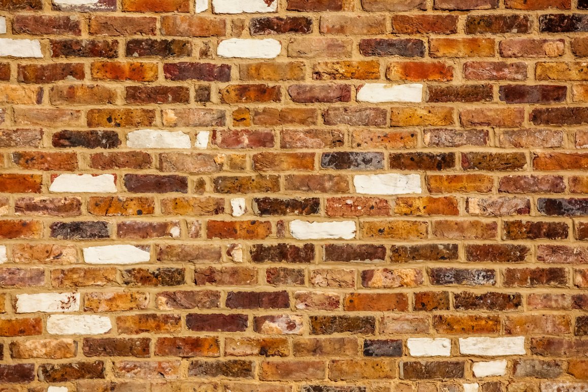 Red & orange brick wall background cover image.