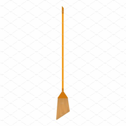 Broom mop icon. Hygiene handling cover image.