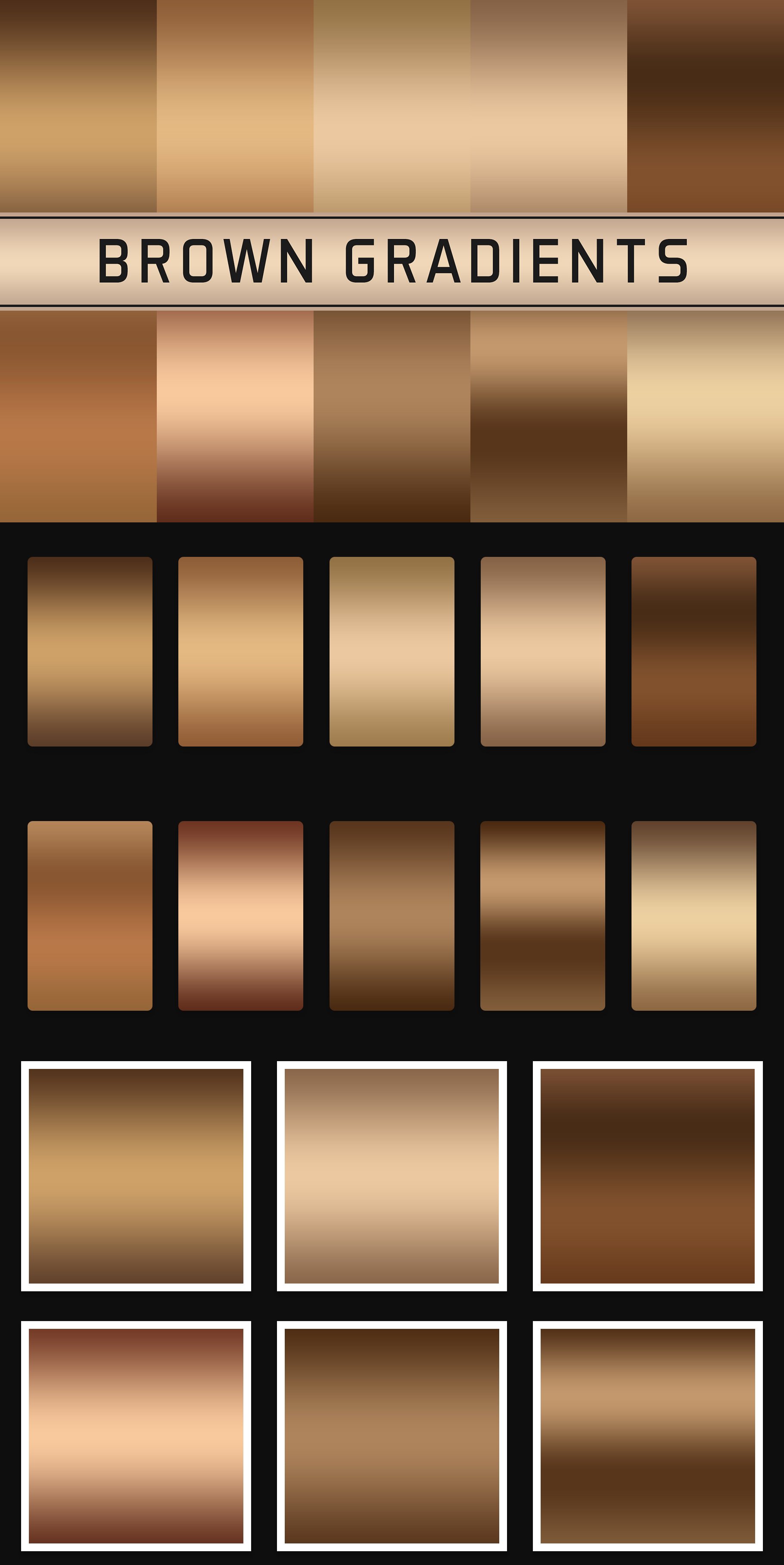 Brown Gradients cover image.
