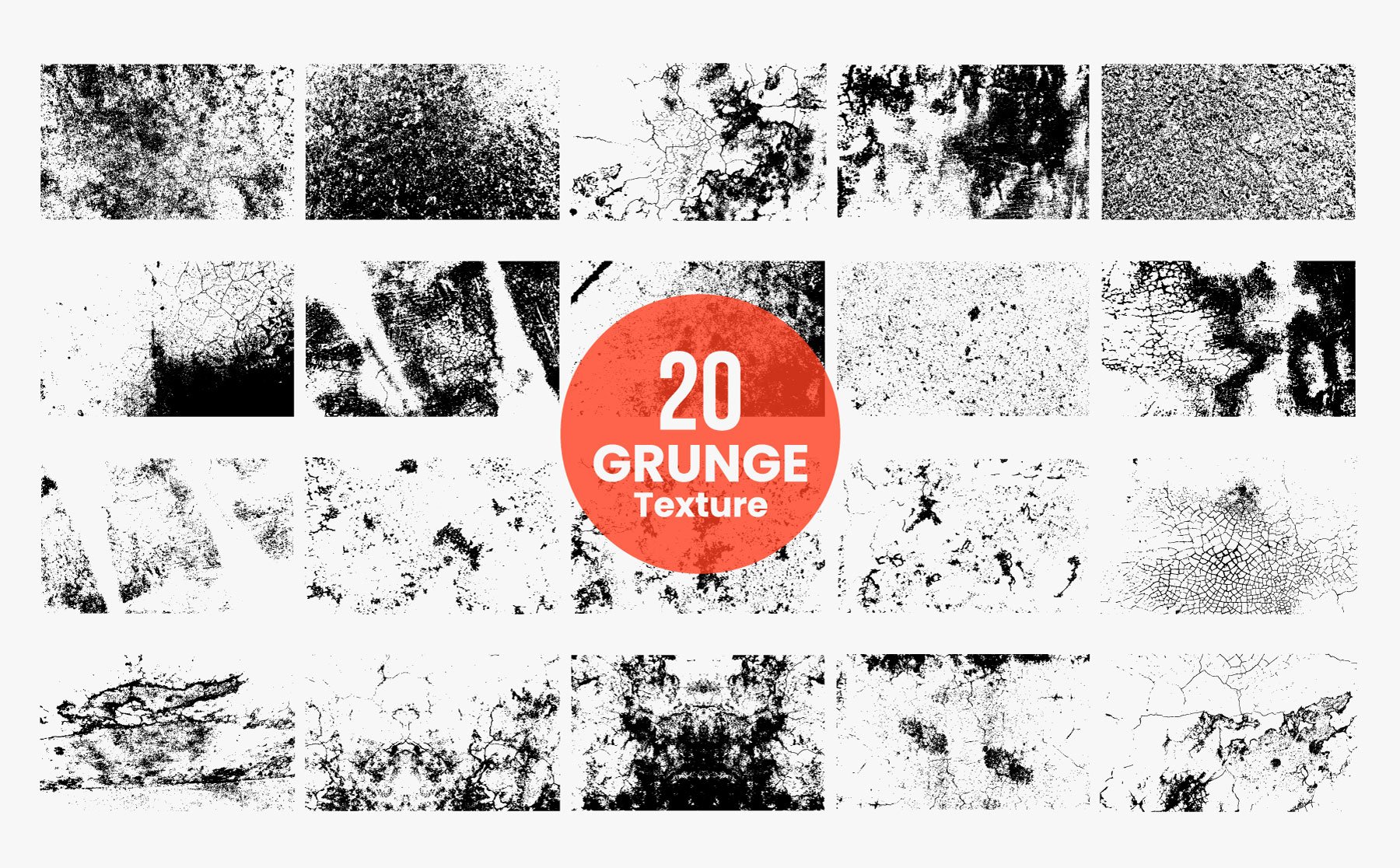 Vintage Grunge texture bundle cover image.