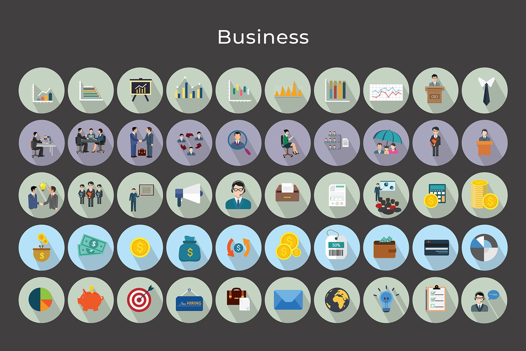 business vector icons 5 379