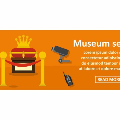 Museum security banner horizontal cover image.
