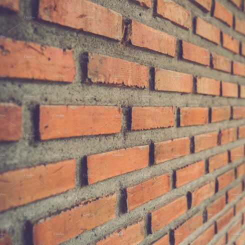 Brick wall background cover image.