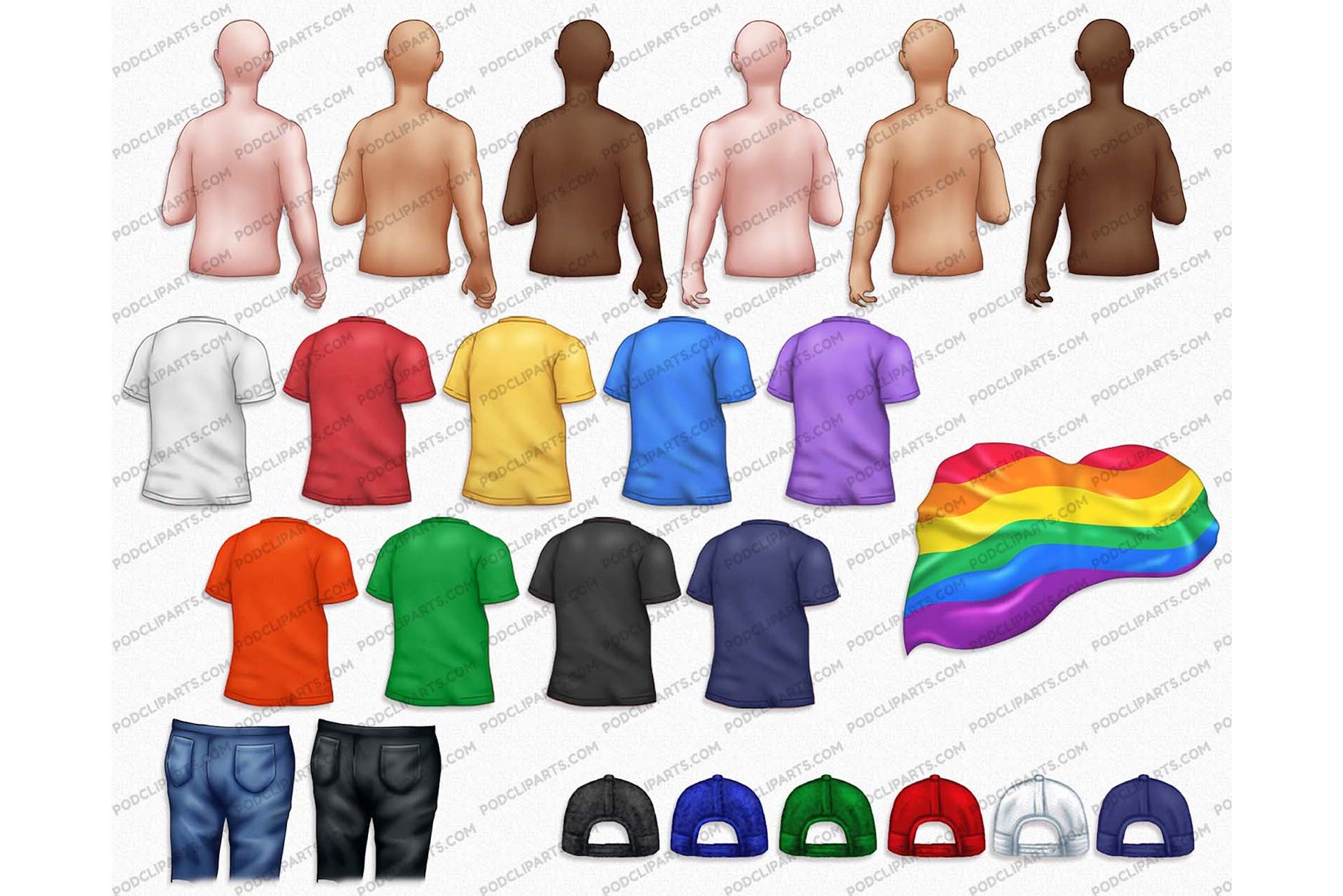 LGBTQ Ungendered, Gay Clipart PNG preview image.