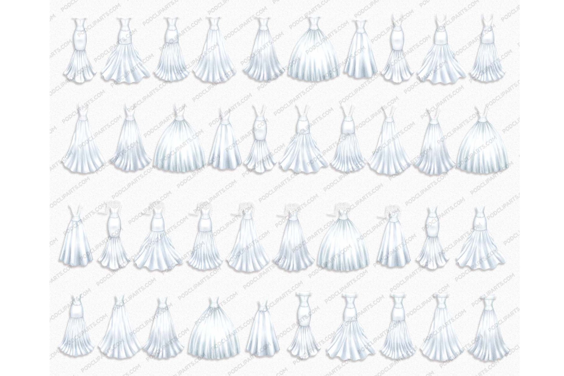 Mother of the Bride Clipart PNG preview image.