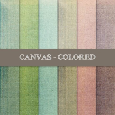 Canvas Texture: Colored, Grungy cover image.