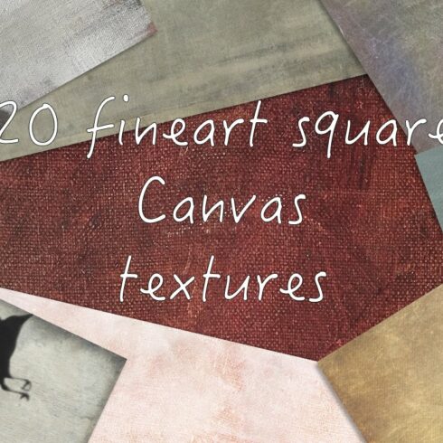 20 fineart Canvas Textures cover image.