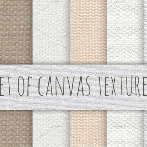 Set of Canvas Textures (Seamless) cover image.