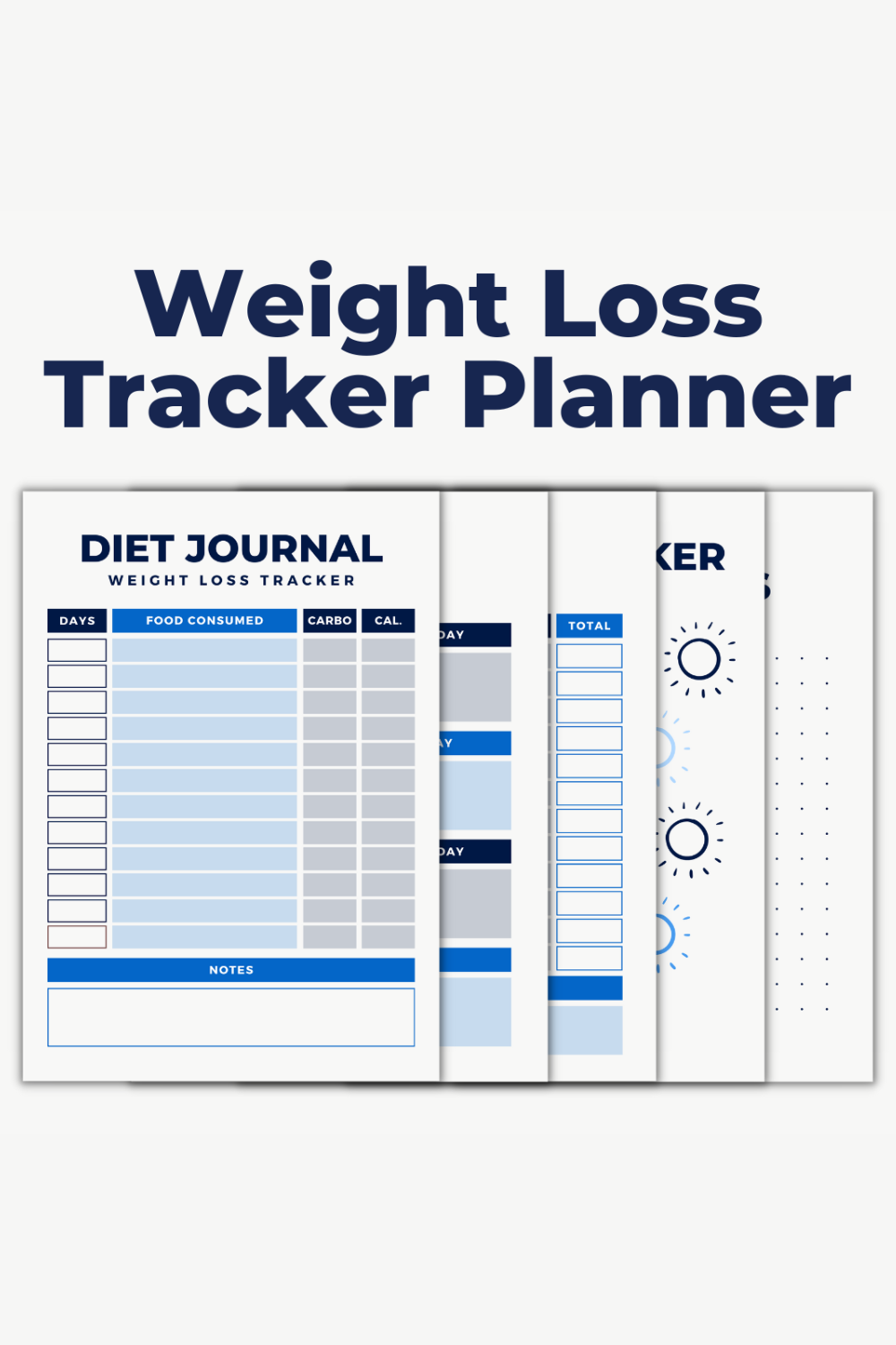 Weight Loss Tracker Template