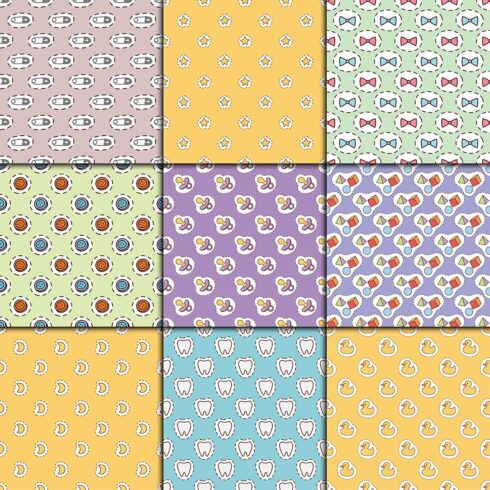 Baby toys cartoon pattern cover image.