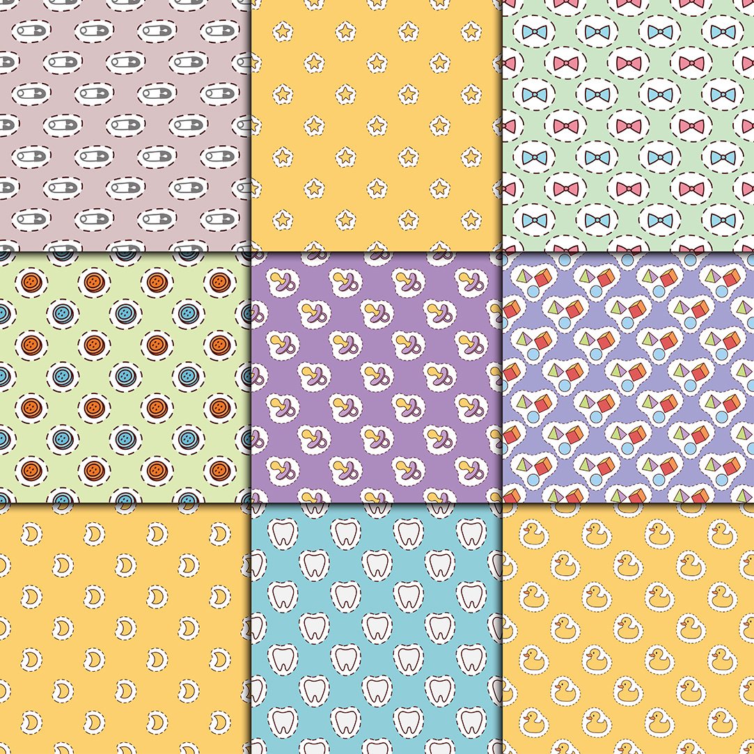Baby toys cartoon pattern cover image.