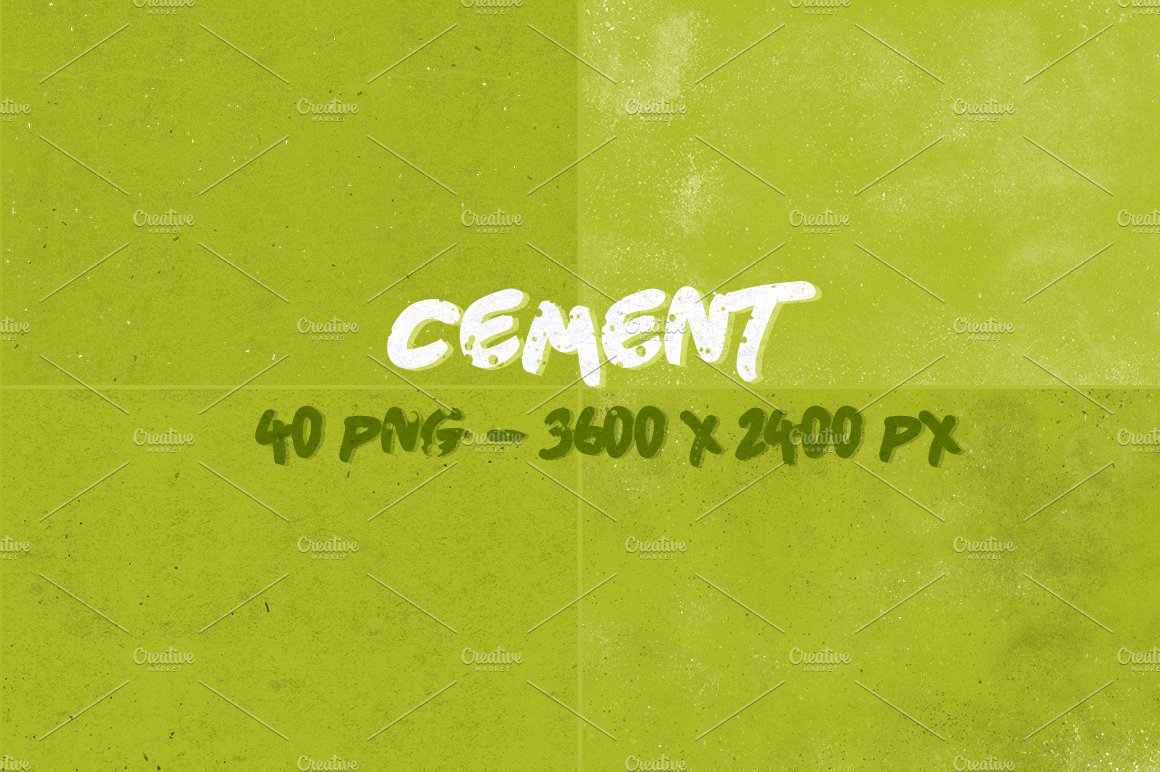 40 Cement Textures preview image.