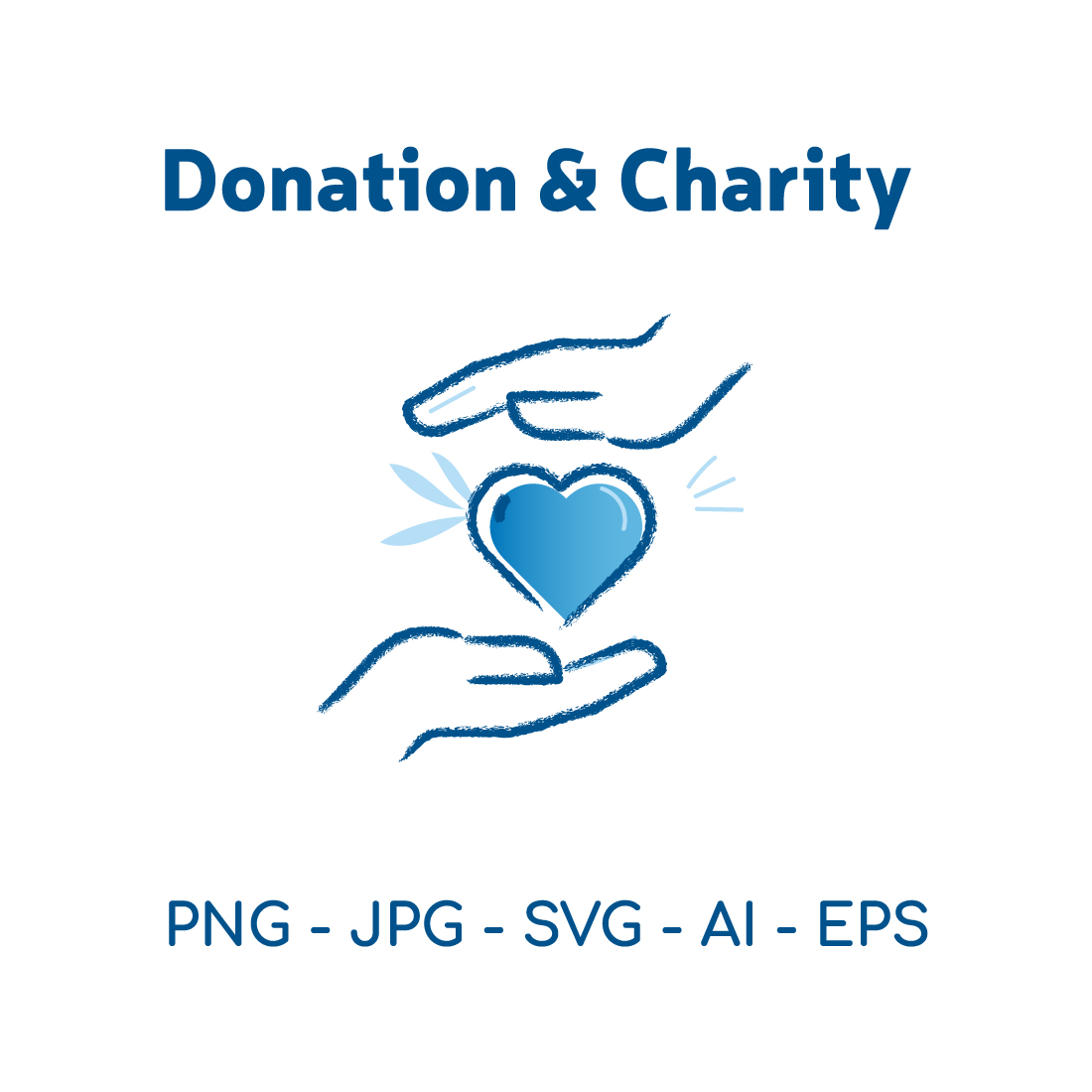 Charity and Donations: Vector Illustration Bundle for Giving, Philanthropy, and Non-Profit Organizations preview image.