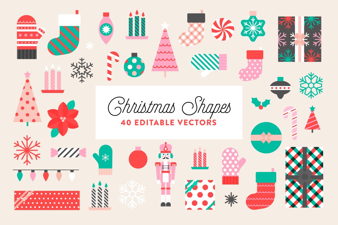 Christmas Shapes & Patterns cover image.