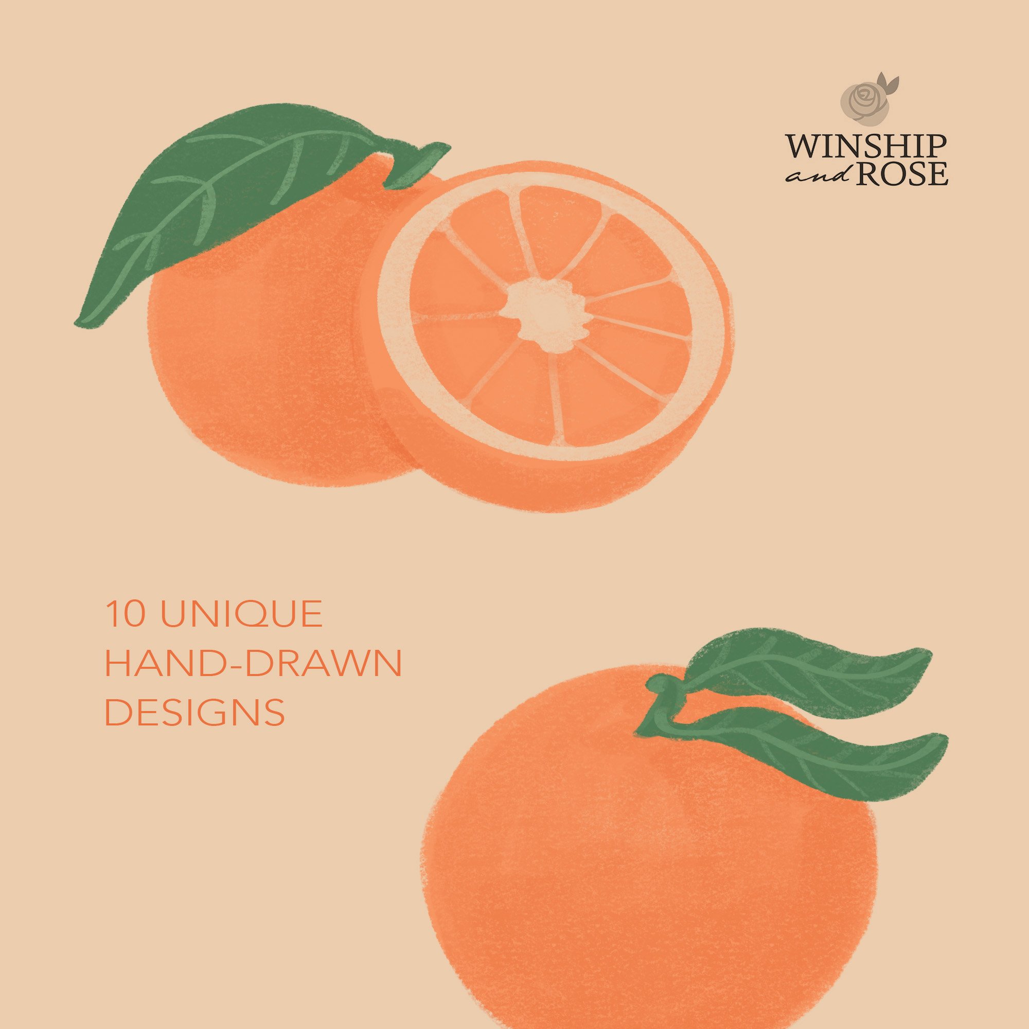 Citrus Fruit Clip Art, Orange, Lemon preview image.
