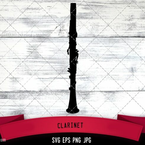 Clarinet Silhouette Vector cover image.
