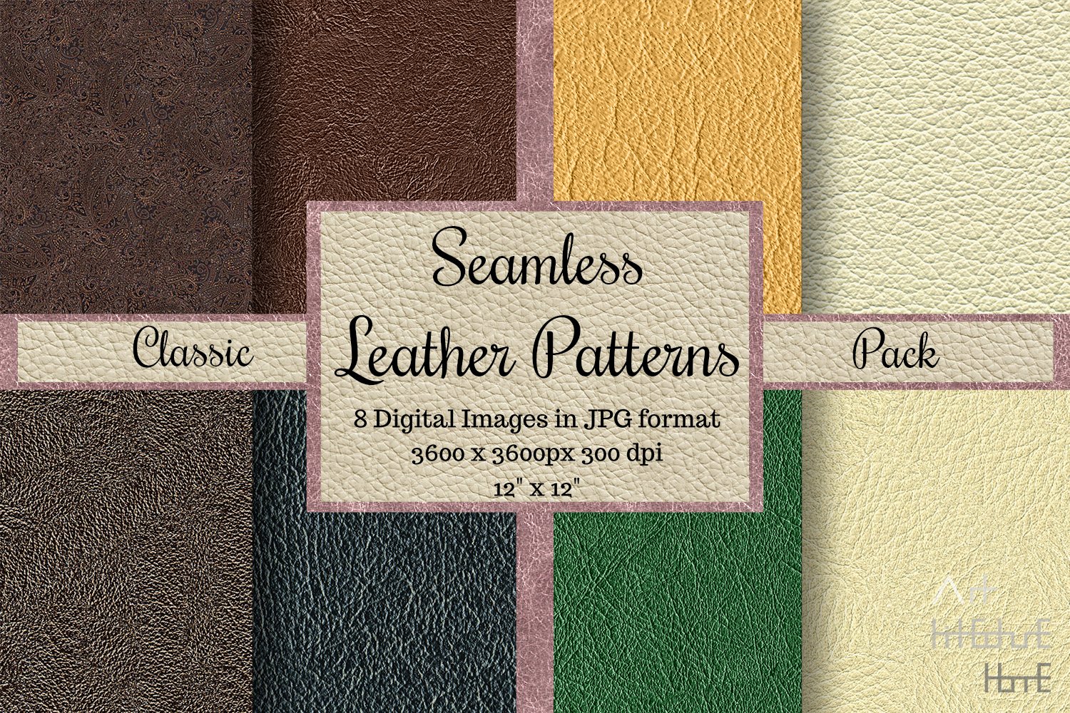 Seamless Leather Patterns - Classic cover image.
