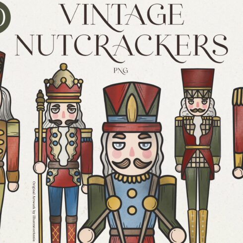 Vintage Nutcrackers - Nutcracker PNG cover image.