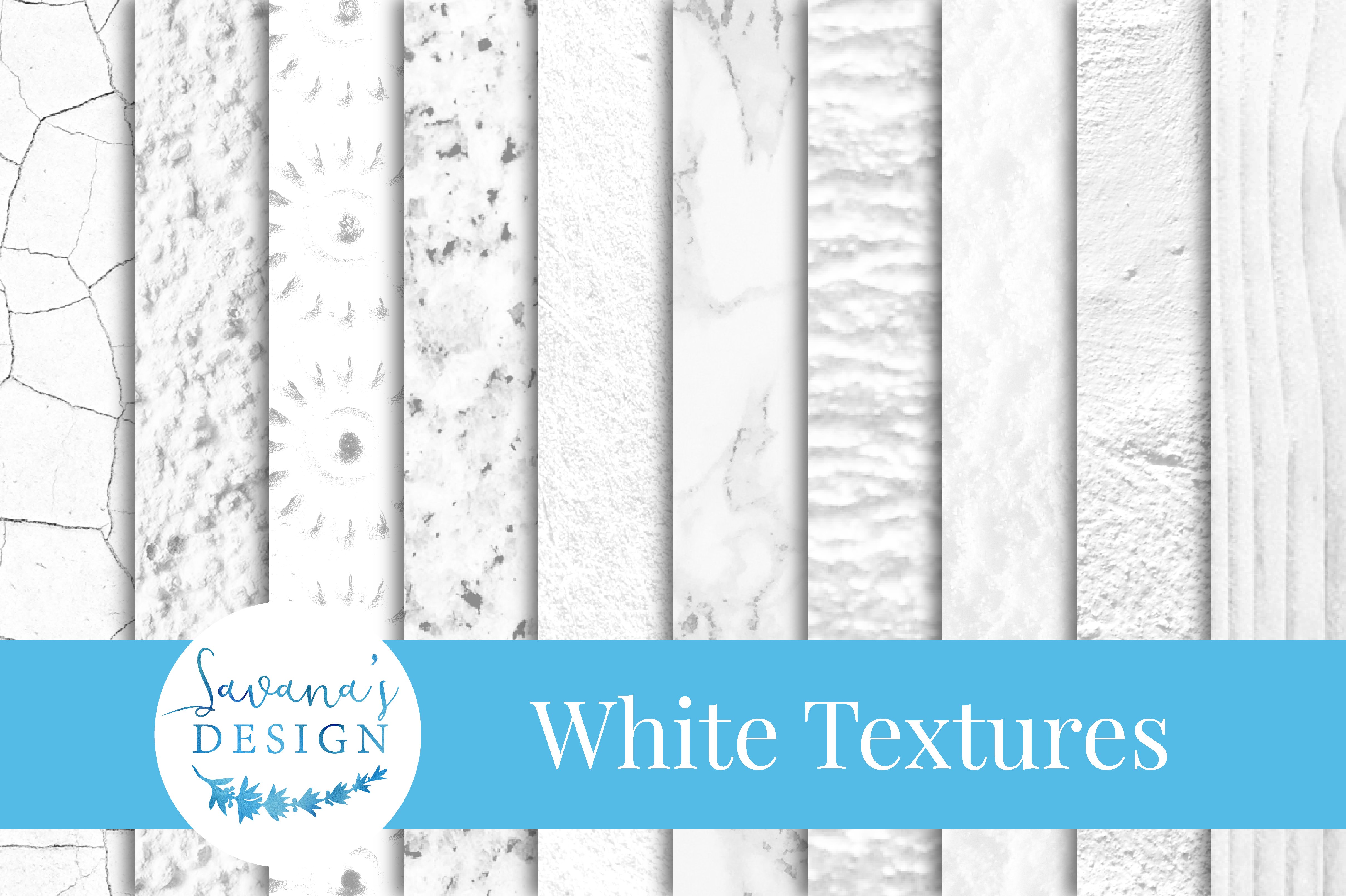 White Texture Paper Pack cover image.