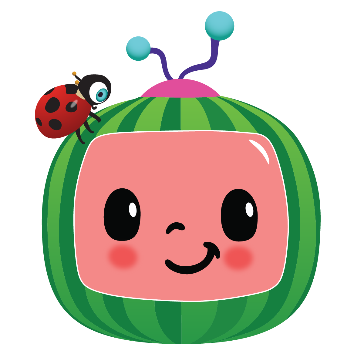 Cocomelon Birthday Logo design