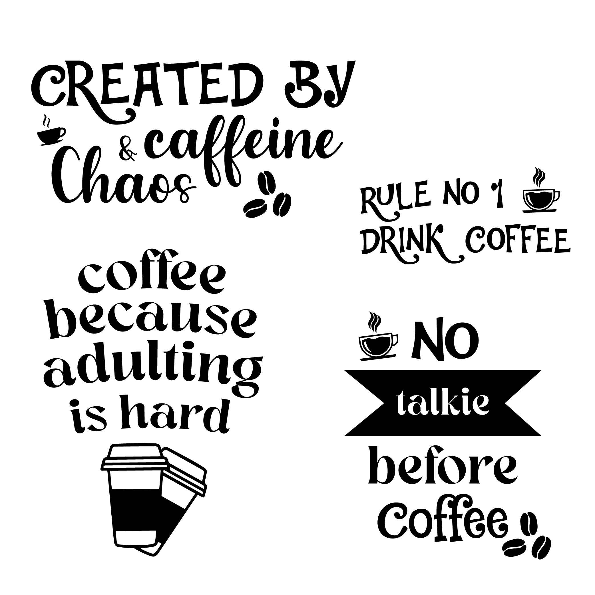 Coffee Design Bundle ( SVG - PNG - JPG - EPS ) cover image.