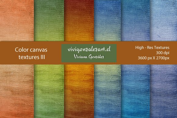 Color canvas textures III cover image.