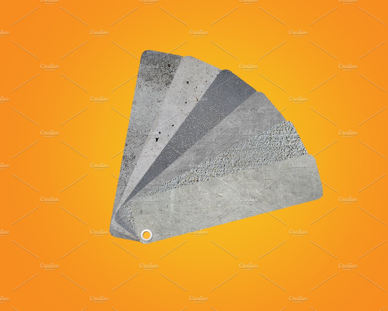 6 HD Seamless Concrete Textures cover image.