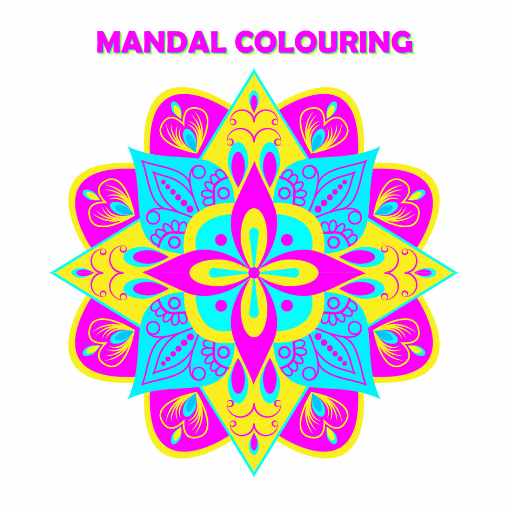 Mandala Template.pdf Colouring Mandala Design Template SVG, Ai, EPS, PDF, JPG, PNG File ...