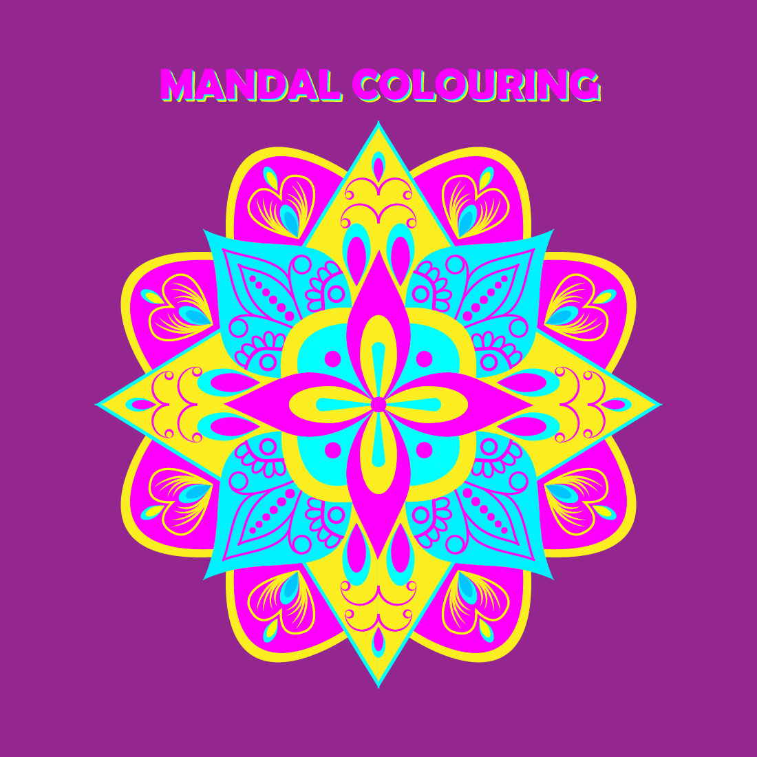 colouring mandala design template svg ai eps pdf jpg png file 03 331