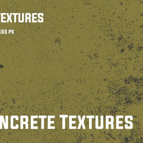 10 Concrete Textures / Transparent cover image.