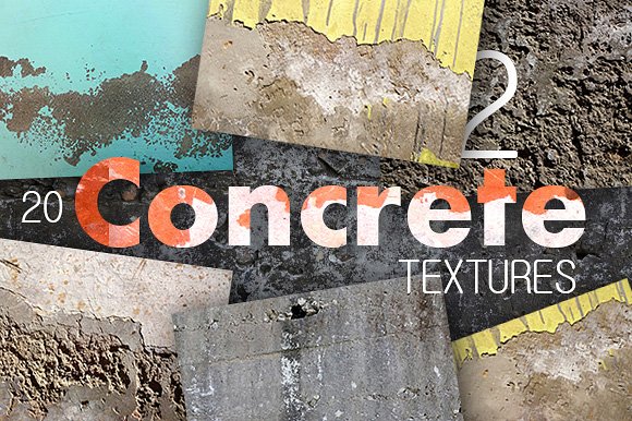 20 Concrete Textures Pack 2 cover image.