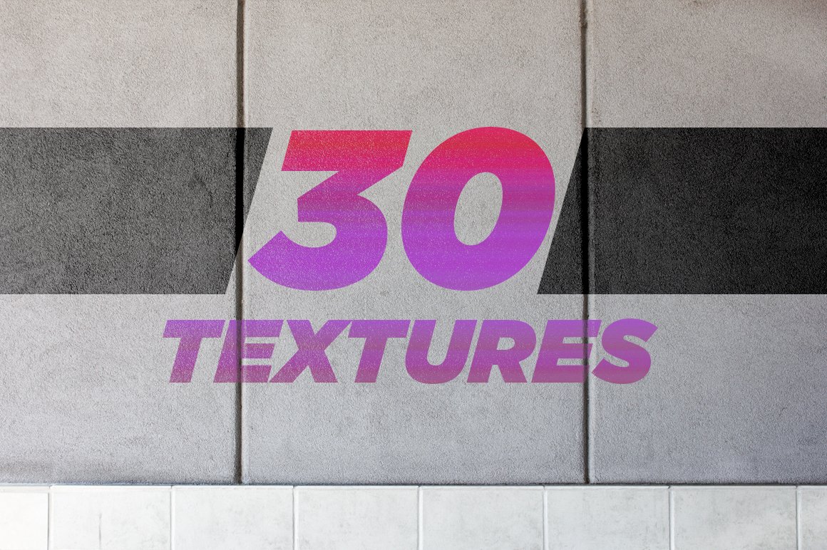 30 Concrete Textures preview image.