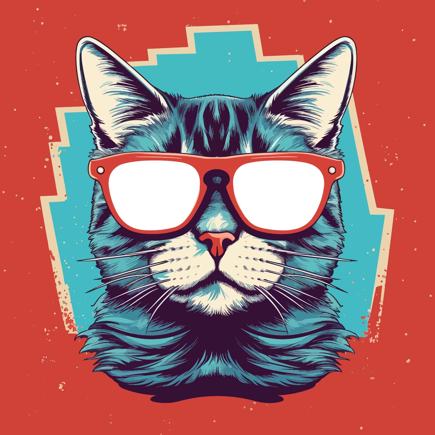 Retro : Cool American Shorthair preview image.